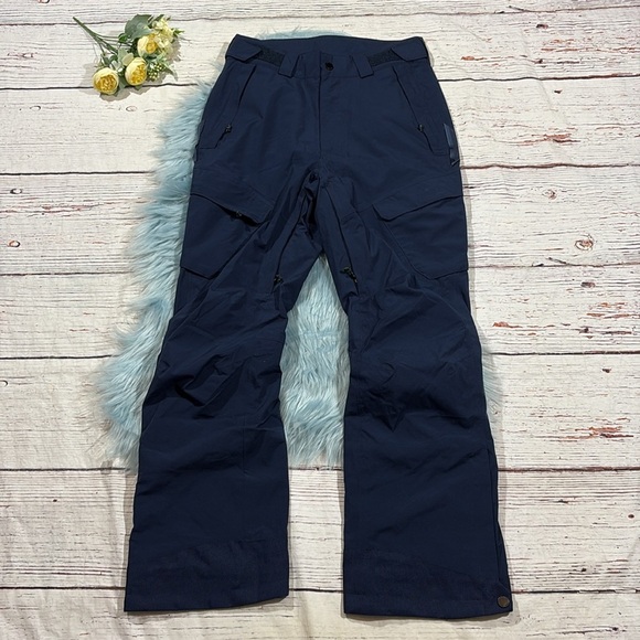 NWOT COLUMBIA NAVY Active Winter POWDER STASH PANTS MENS - Picture 2 of 10